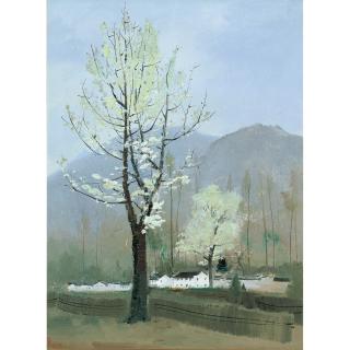 Wu Guanzhong - Pear Tree