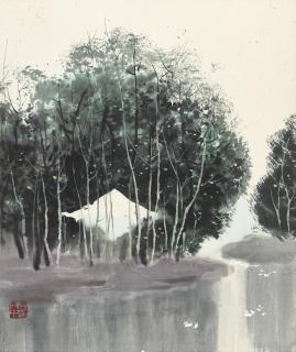Wu Guanzhong - Residence At Riverside