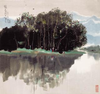 Wu Guanzhong - Riverside