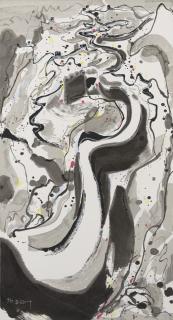 Wu Guanzhong - Silk-Screen Printing - The Great Wall (Artist Signature, Edition: 14/99)