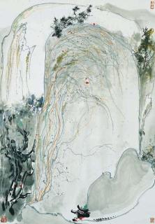 Wu Guanzhong - Sunlight Rock