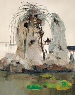 Wu Guanzhong - The Garden (The Garden In Jiang-Nan)
