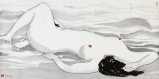 Wu Guanzhong - The Sea (Figure)