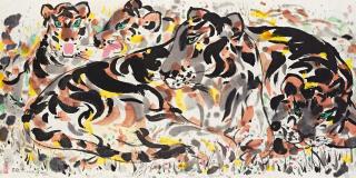 Wu Guanzhong - Tiger(Executed In 1994)