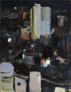 Wu Guanzhong - Tokyo in the Night
