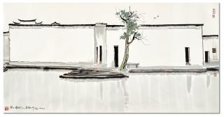 Wu Guanzhong - Two Swallows