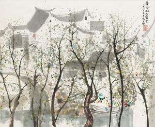 Wu Guanzhong - Water Town
