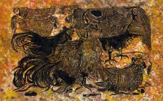 Wu Hao - Roosters, 1966