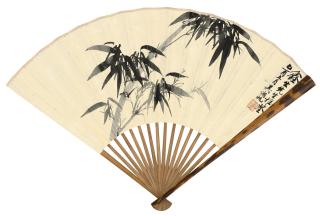 Wu Hufan - Bamboo; Calligraphy