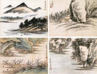 Wu Hufan - Landscapes In Four Seasons