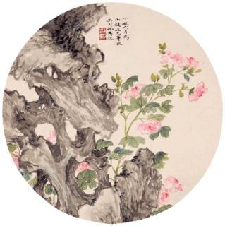 Wu Hufan - Rock And Hibiscus