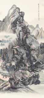 Wu Jingting - Landscape After Dong Yuan