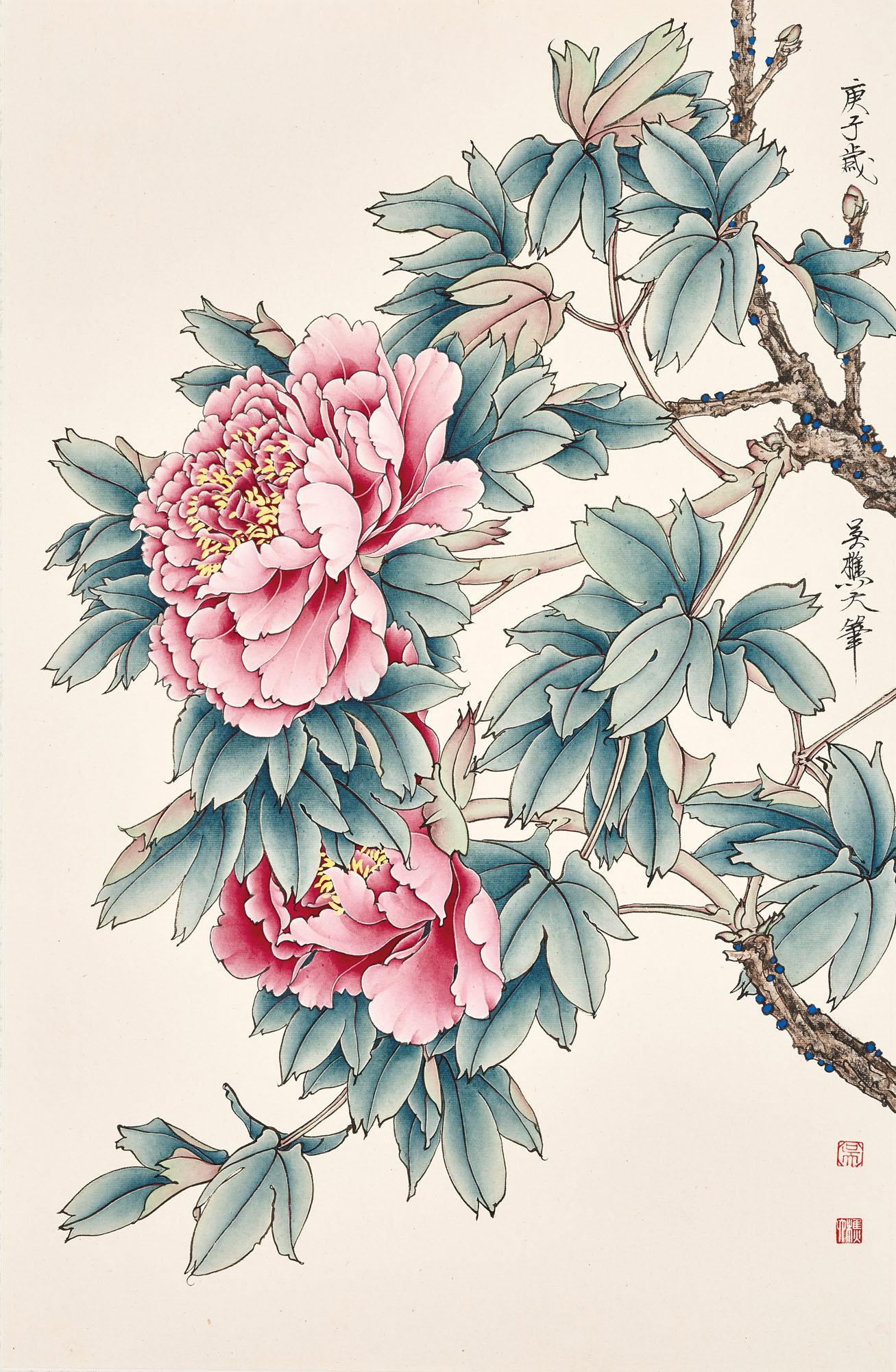 Wu Qiaoliu - Peony