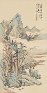 Wu Qinmu - Red Foliage In Autumn Woods