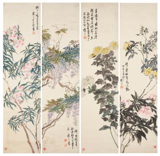 Wu Xizai - Seasonal Flowers