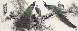 Wu Yisheng - Peacocks