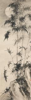 Wu Yongxiang - Bamboo and Full Moon