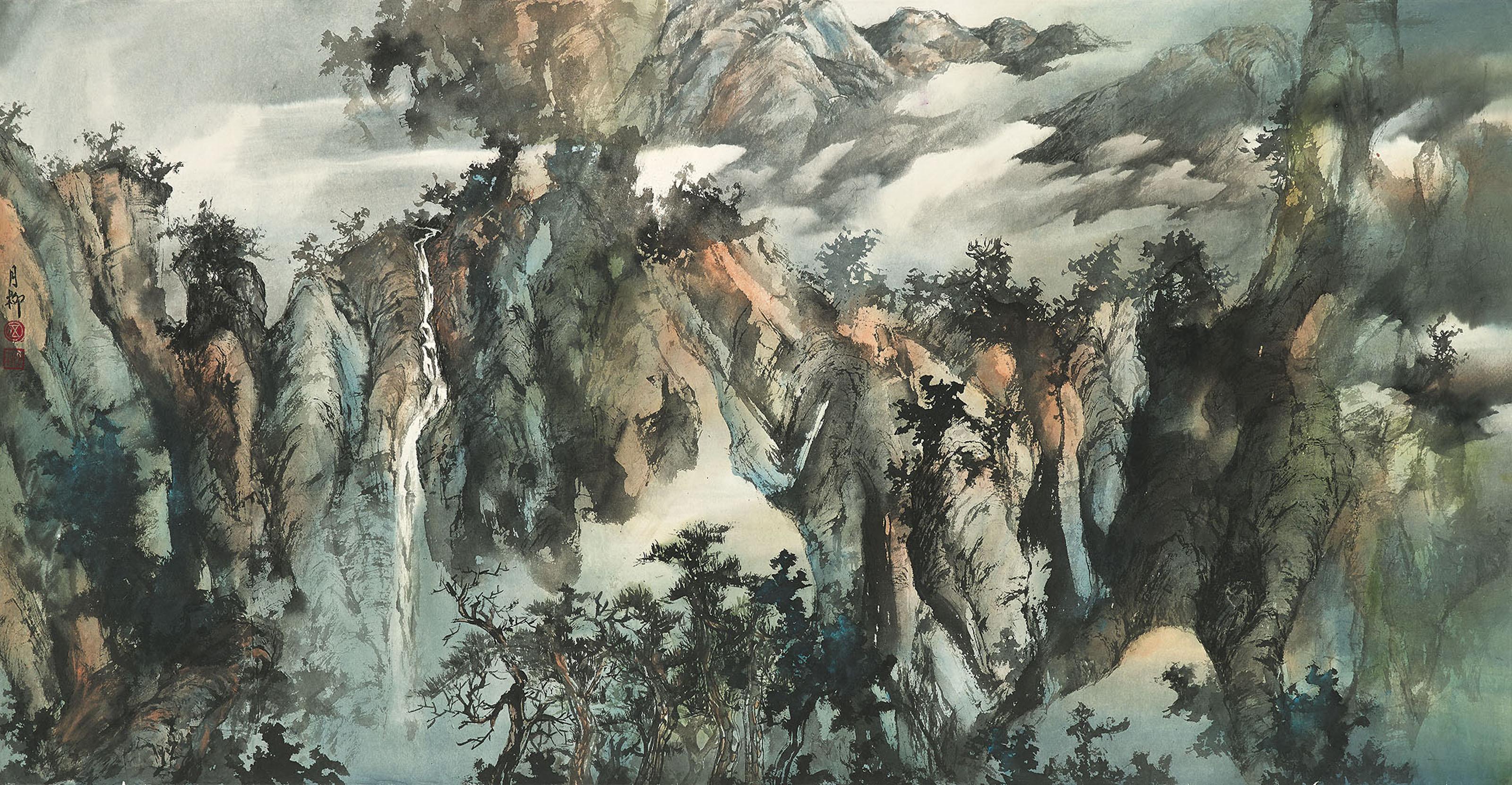 Wu Yueliu - Waterfall
