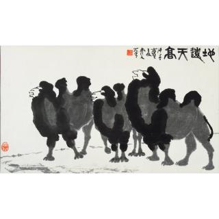 Wu Zuoren - Camels
