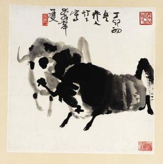 Wu Zuoren - Dated dingmao year (1987), in Winter