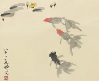 Wu Zuoren - Gold Fish