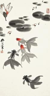 Wu Zuoren - Goldfish