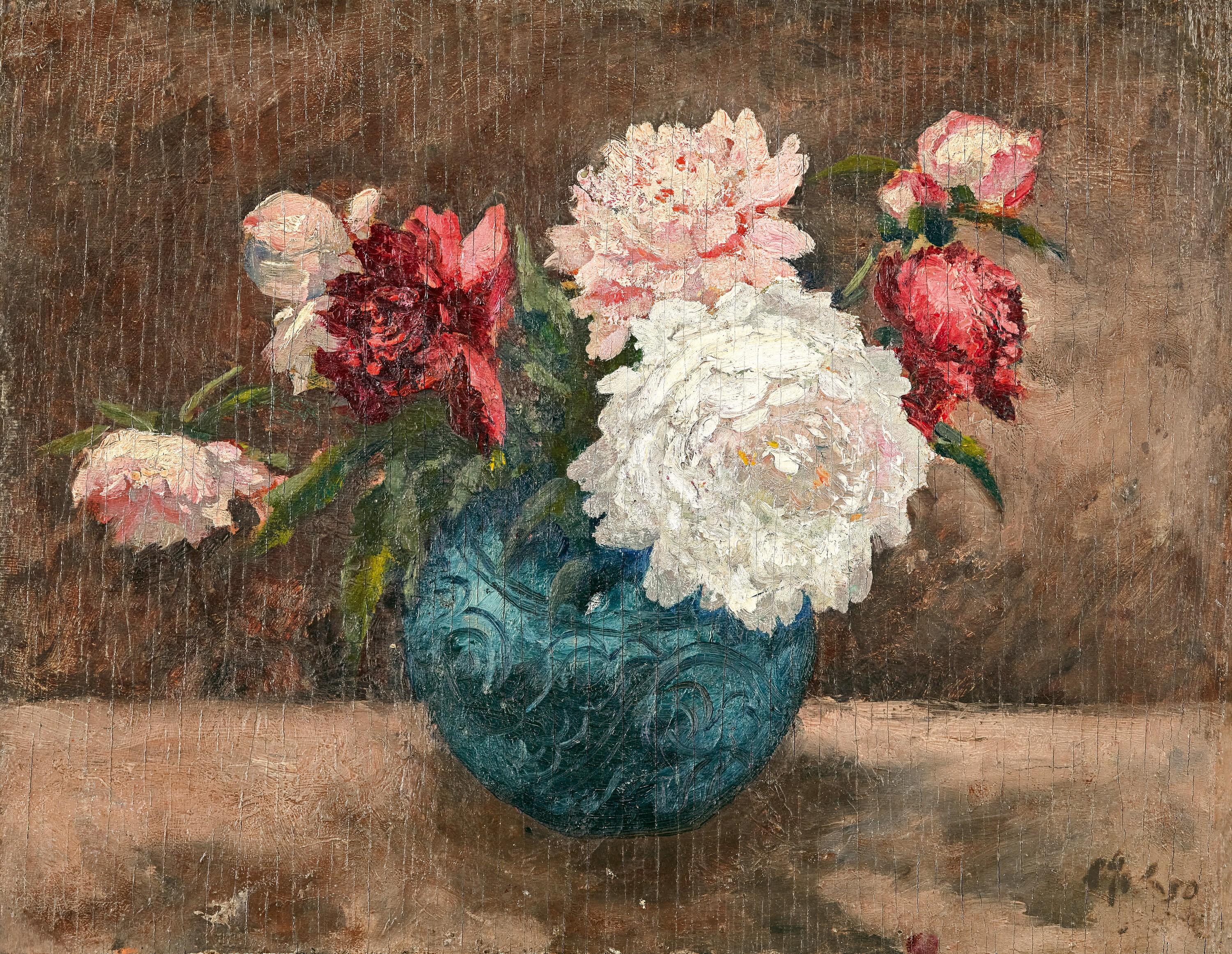 Wu Zuoren - Peony(Painted in 1950)