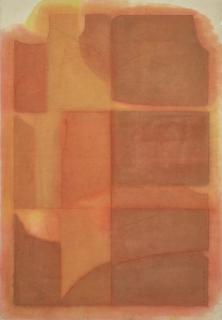 Wucius Wong - Woodblock Print - Sunset (Artist Signature, Edition: 4/8)