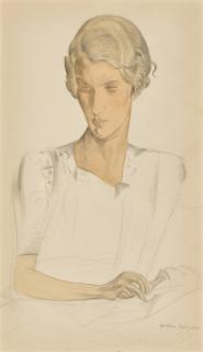Wyndham Lewis - Portrait of a Woman