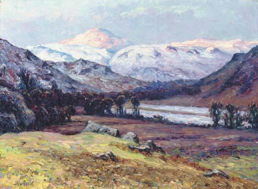 Wynford Dewhurst, R.B.A. - Glen Falloch, Scotland