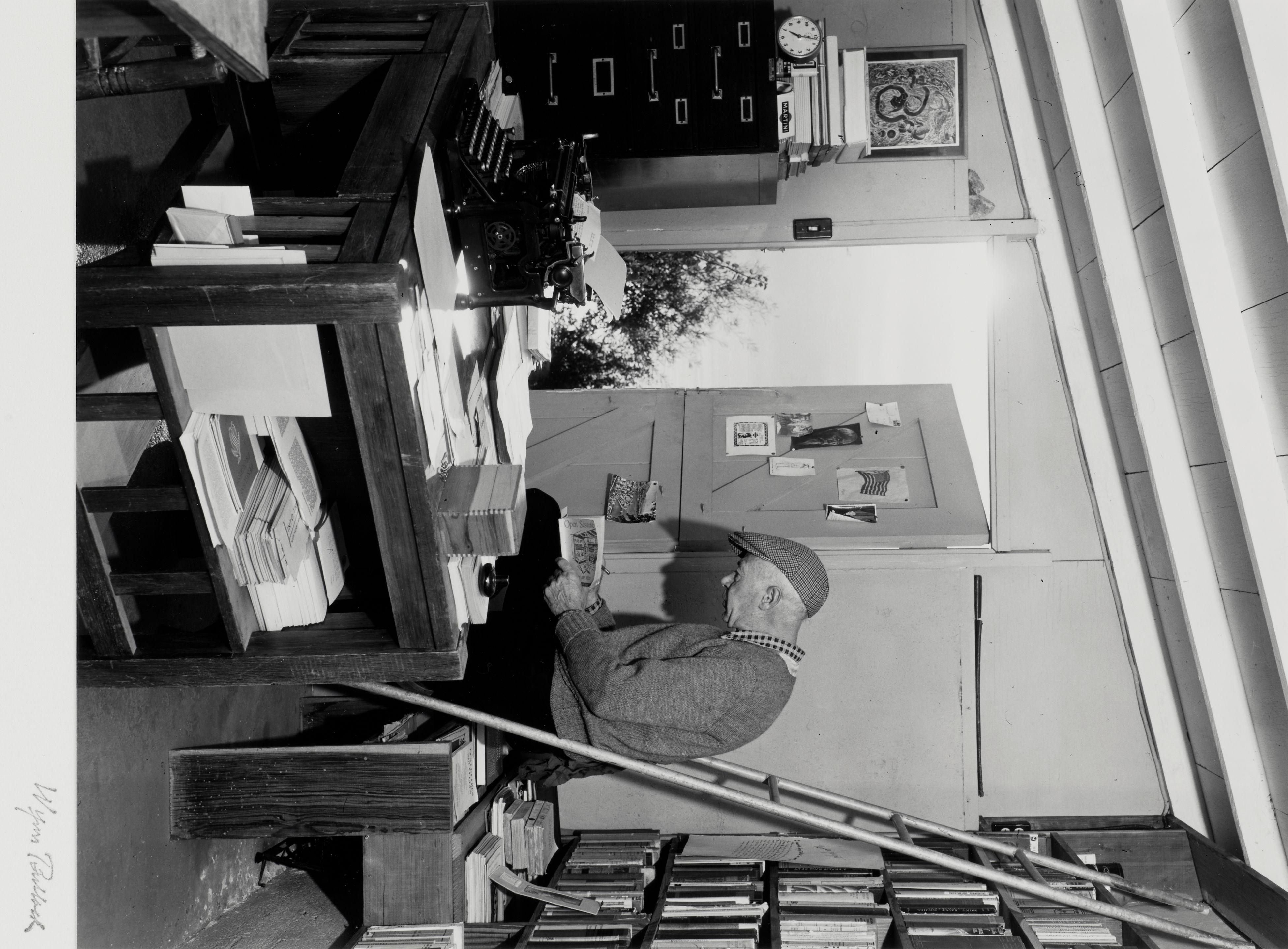 Wynn Bullock - Henry (Miller) in Workroom