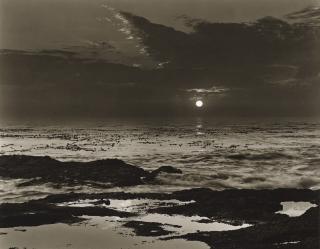 Wynn Bullock - Ocean and Setting Sun, 1957