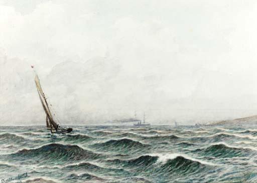 Xanthus Russell Smith - A Strong Wind