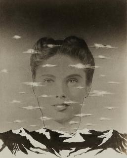 Xanti Schawinsky - Mountain view (aus der Serie: Variations of a face)