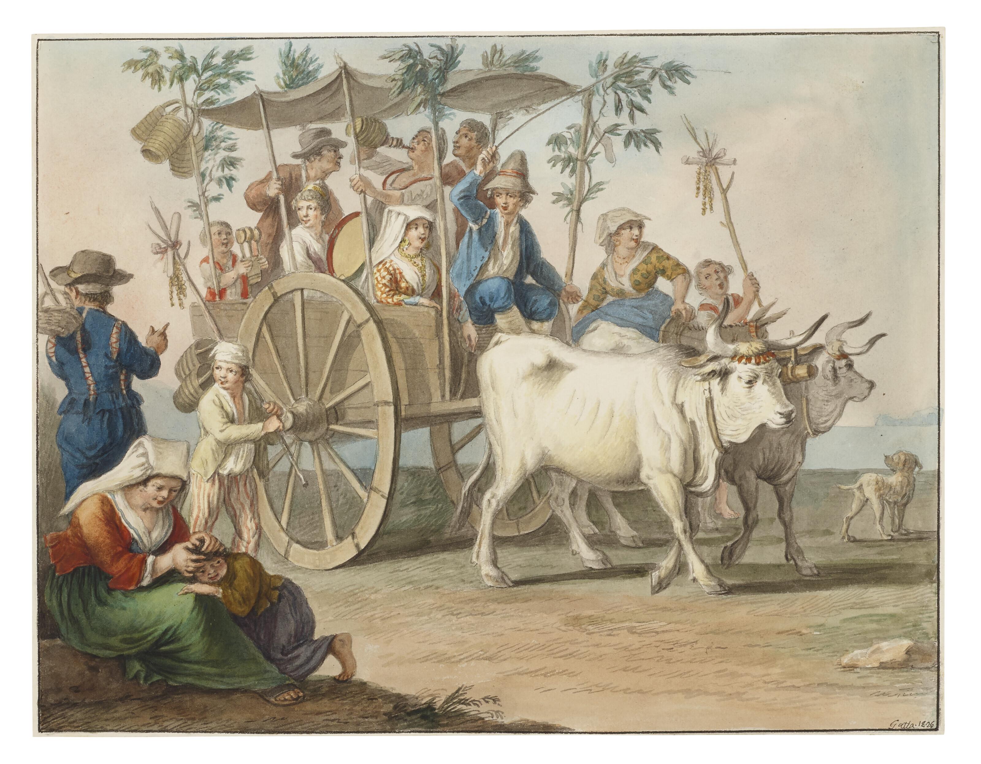 Xavier Della Gatta - Return from the feast at Montevergine