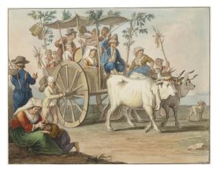 Xavier Della Gatta - Return from the feast at Montevergine