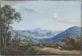 Xavier Della Gatta - The Gulf of Pozzuoli seen from the West