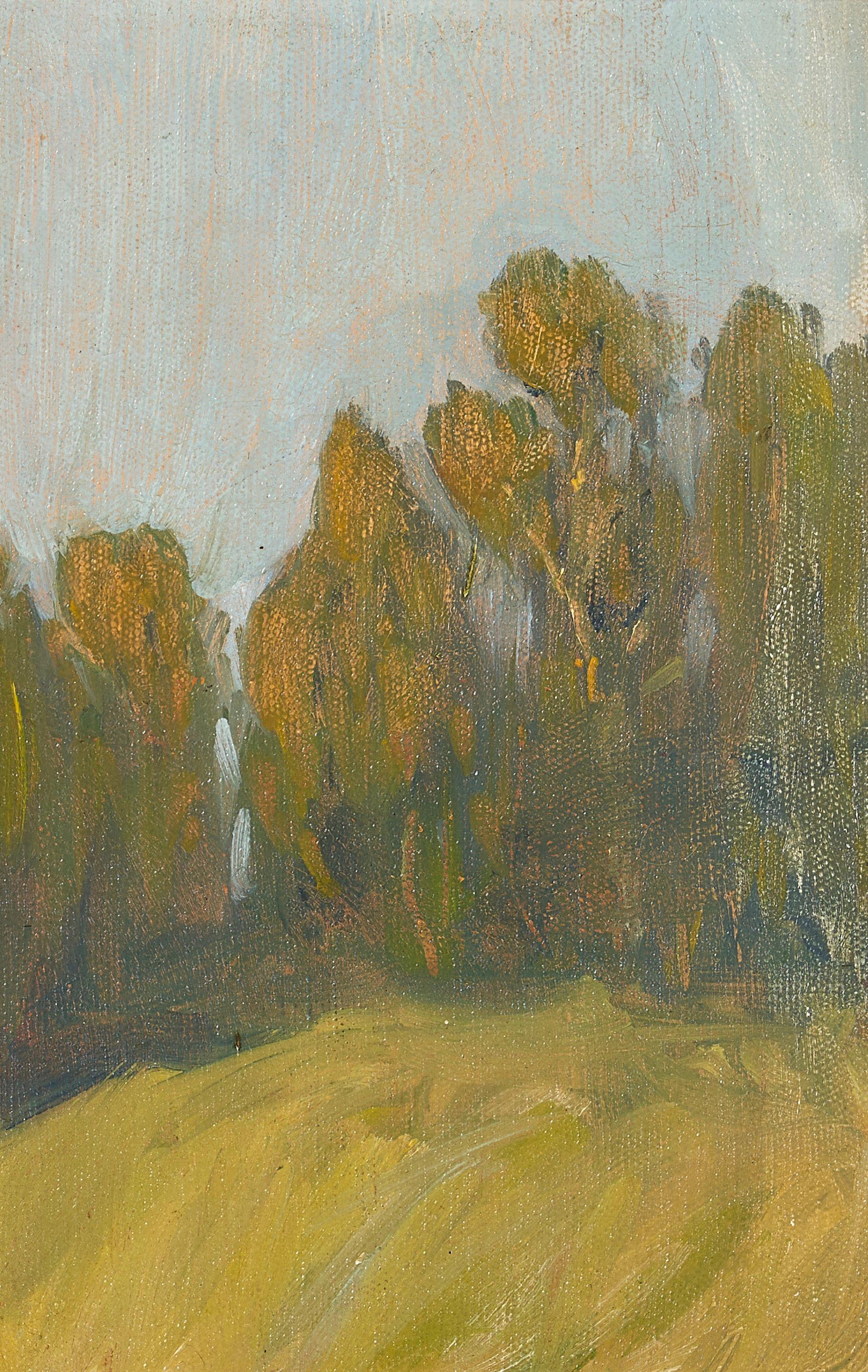 Xavier Martinez - Piedmont 7 x 4 in. framed 10 x 8 in.