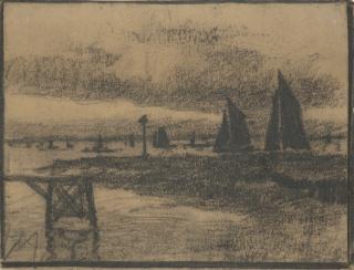 Xavier Mellery - Le Port de Nieuport, Belgique