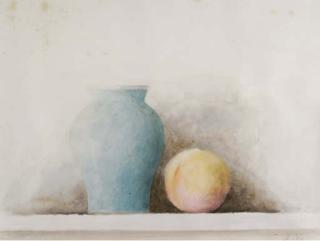 Xavier Valls - Pichet Bleu Et Pêche