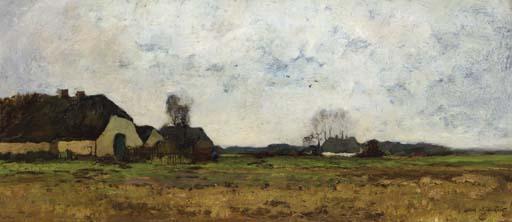 Xeno Münninghoff - Farmhouses in an extensive landscape