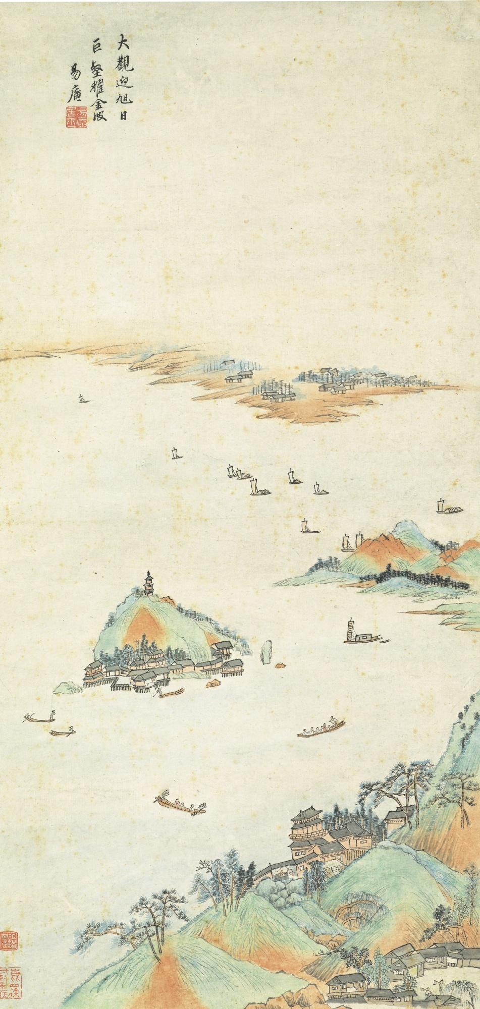 Xiang Shengmo - Boats On The River