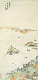 Xiang Shengmo - Boats On The River