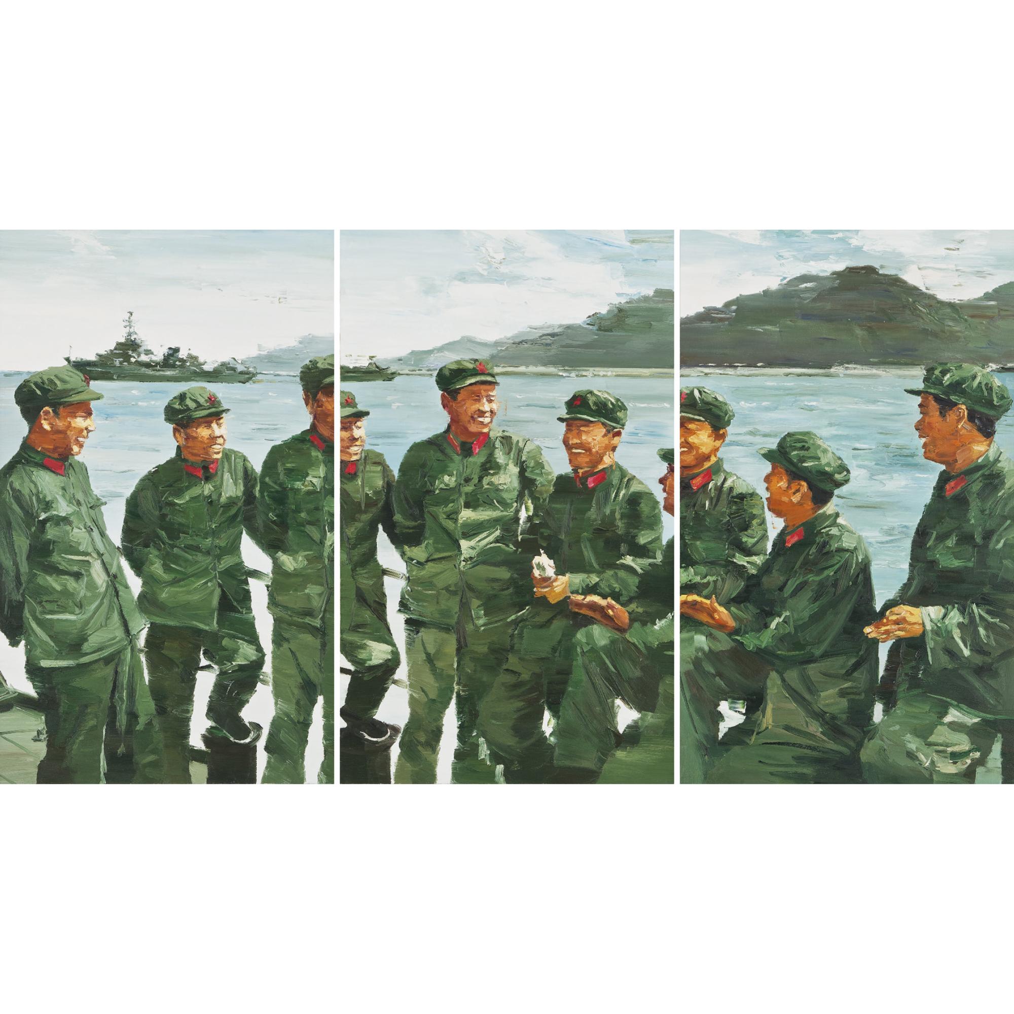 Xiao Bo - Congregation No. 2 (Triptych)