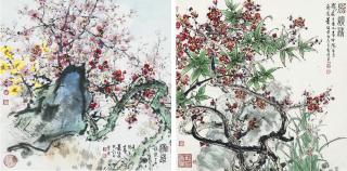 Xiao Huirong - Flowers and Rocks