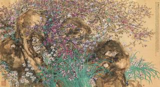 Xiao Huirong - Pine Tree, Bamboo and Plum Blossom