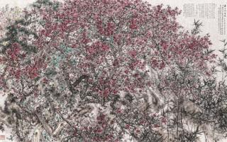 Xiao Huirong - Plum Blossoms and Bamboo in Snow