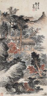 Xiao Xun - Cottages Shielded by Trees