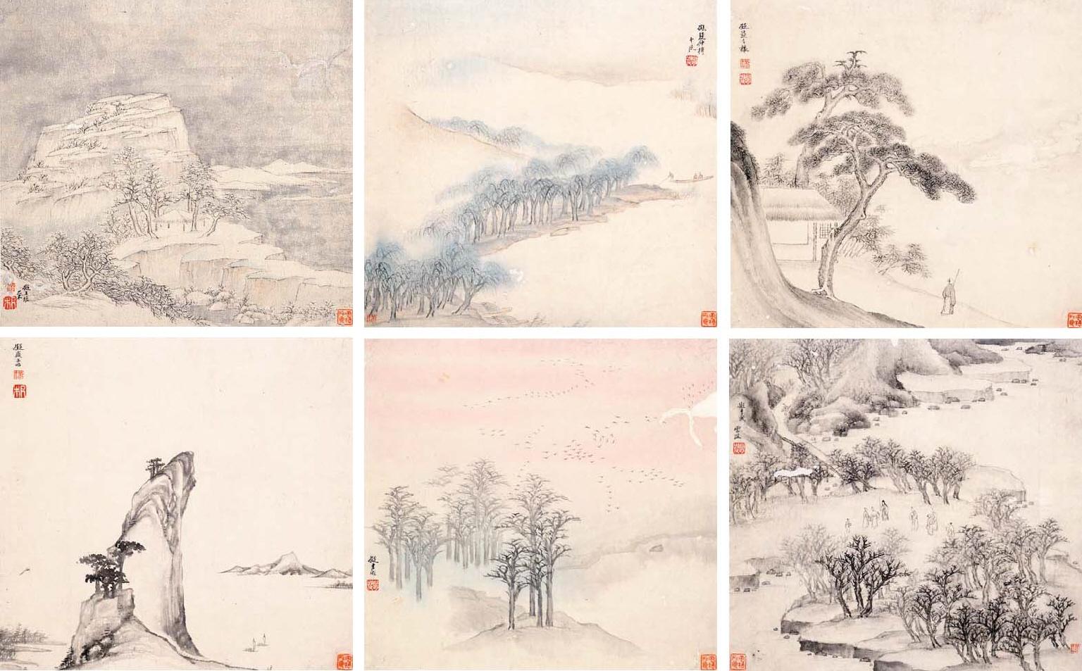 Xiao Yuncong - Landscapes After Ancient Masters
