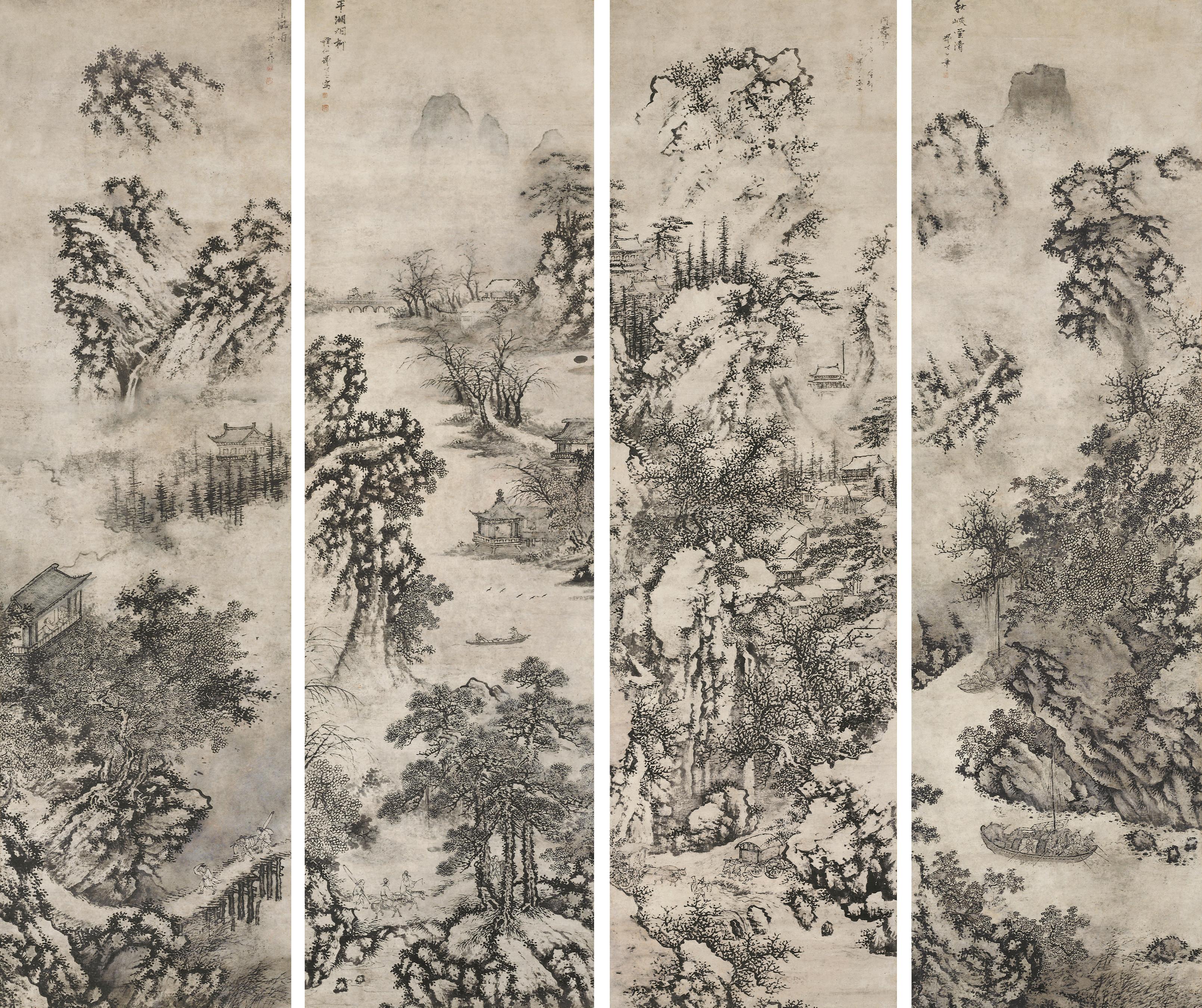 Xie Shichen - Landscapes of Four Seasons